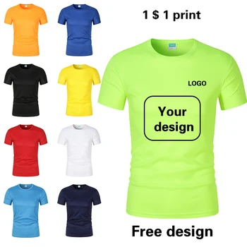 T Shirt stampa Logo donna per uomo asciugatura rapida Running Gym Custom Marathon manica corta abbigliamento sportivo marchio fai da te all'ingrosso a buon mercato
