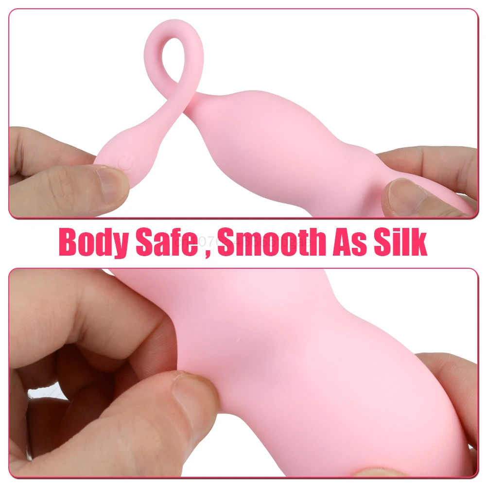 Wireless Remote Control Jump Egg Thrusting Panty Vibrator G Spot Vaginal Massager Telescopic Vibrating Egg Sex Toy for Women 18+