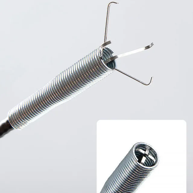 90 Cm -Es Csatornás Kígyó Rugócső Kotrási Szerszám Oldóblokkoló Leeresztő Küszöbök A Konyhai Mosogató Szennyvíztisztító Víz Szerszámhoz - Image 4