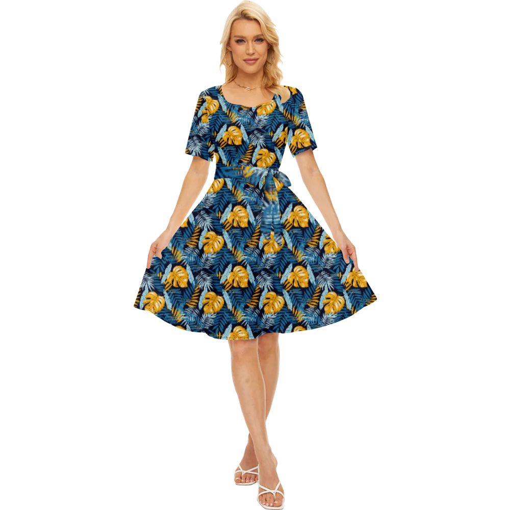 Customized Spring Dress Women Stylish Party Dress A-Line Girdle Dresses Girl Trend Fashion Elegant Popular DIY Dresses 5