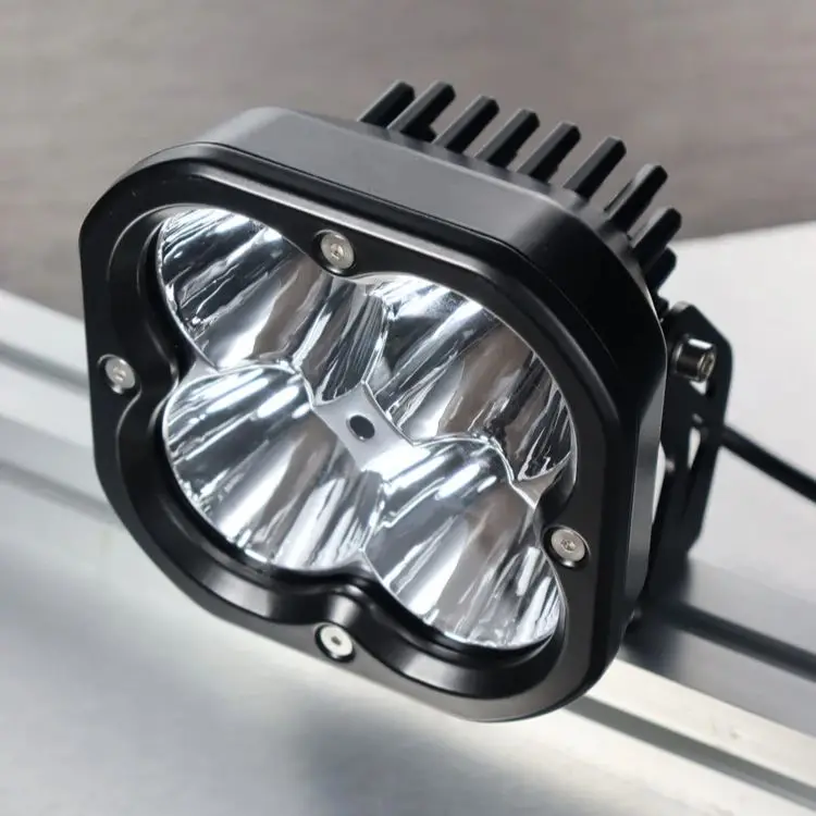 5인치 LED 조명 램프 80W 1쌍(노란색 렌즈 포함) LANTSUN LED65..