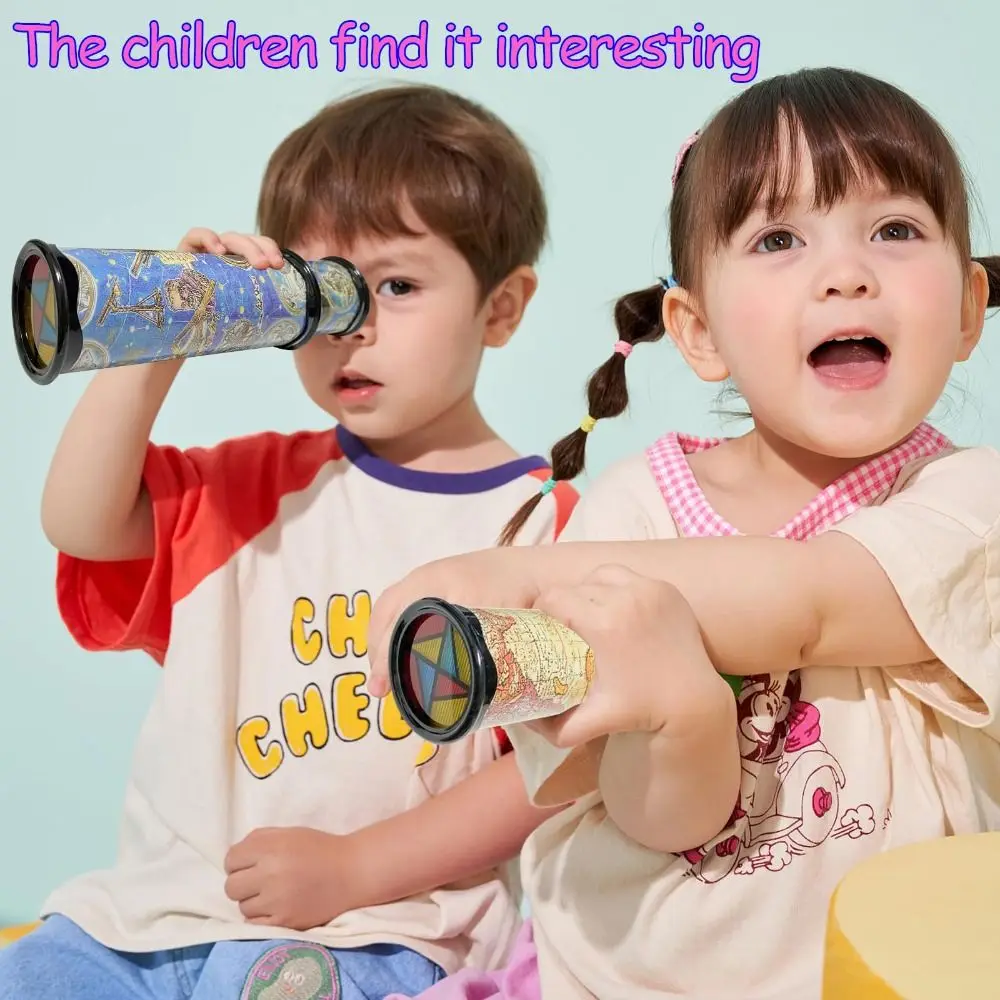 Classic Magic Kaleidoscope Scalable Adjustable Rotation Kaleidoscope Changeful Fancy Colored World Toy Kids Educational Toy