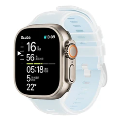 Silicone Sport Band for Apple Watch - Replacement Strap Bracelet (Light Blue)