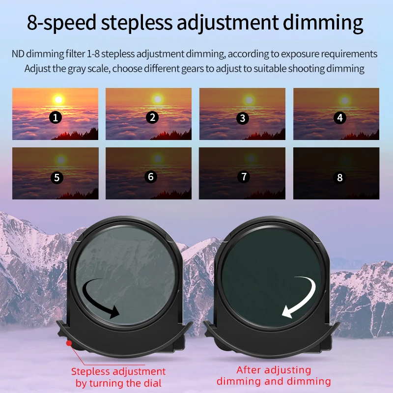 Altson-eos r Anel Adaptador Micro Câmera Única Filtro Escurecimento nd Canon ef e Ef-s Mount ef para Adaptador rf - Image 4