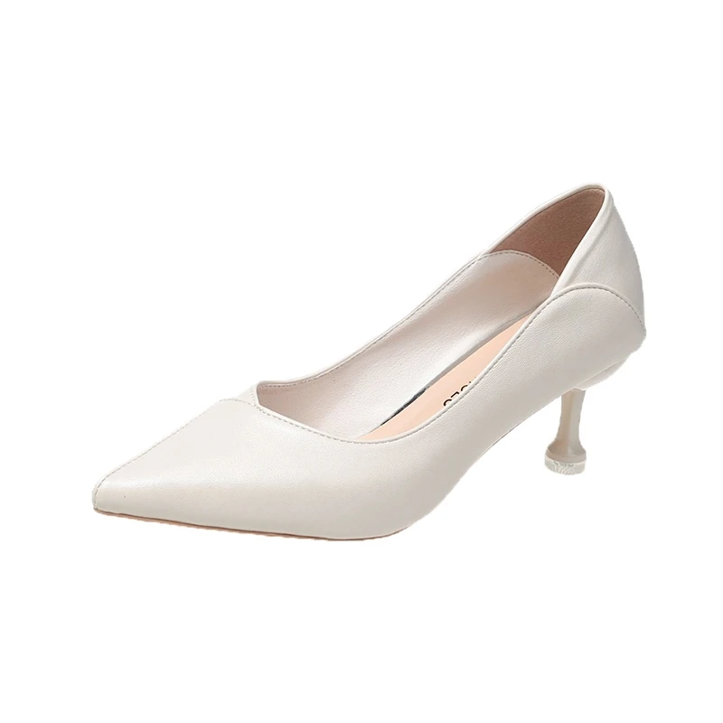 

Женские туфли на высоком каблуке, остроносые туфли на тонком каблуке для девочек, корейский стиль, 2023