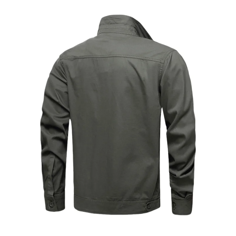 (jacket+pants) Men's Work Clothes Pure Cotton Labor Protection Wear Resistant Electric Welding Auto Repair Flame Retardant Set 6