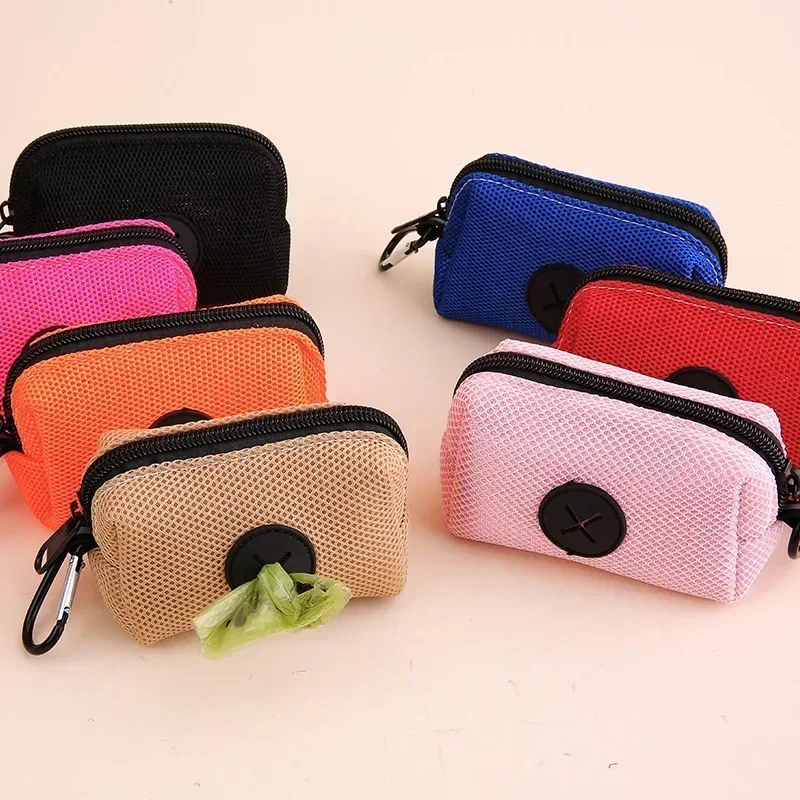Dog Poop Bag Carrier Portable Pet Waste Bag Dispenser Dog Garbage Holder Cleaning Supplies