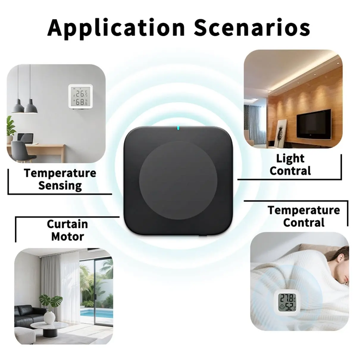 A32I Tuya Zigbee 무선 블루투스 게이트웨이 홈 인텔리전스 자동화 음성 제어용 DIY 브리지