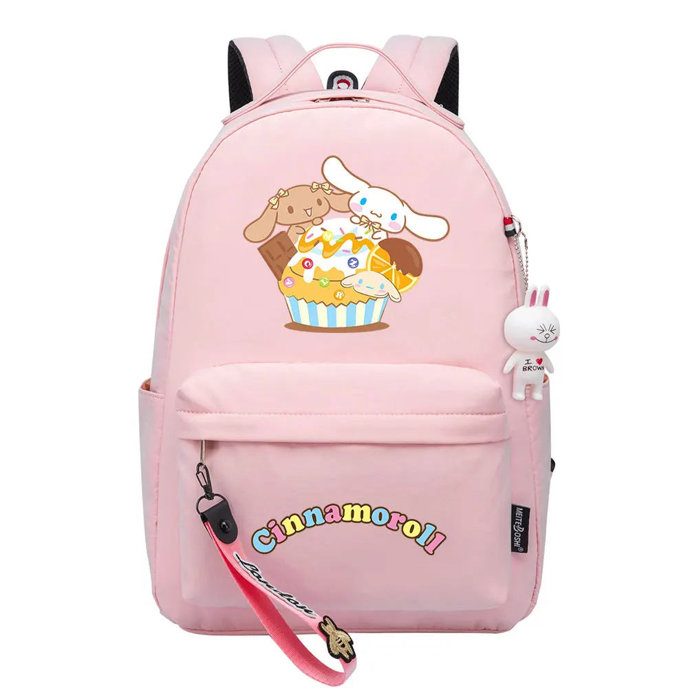Mochila Pingu Mochila Kawaii Sanrio Cinnamoroll Para Mujer, Bolso