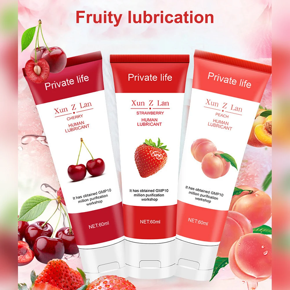

Water Based Fruit Flavor Lubricant Easy to Clean Lube Massage Sexsual Lubricants for Anal Lubrication Sex Shop Vagina Orgasm Gel