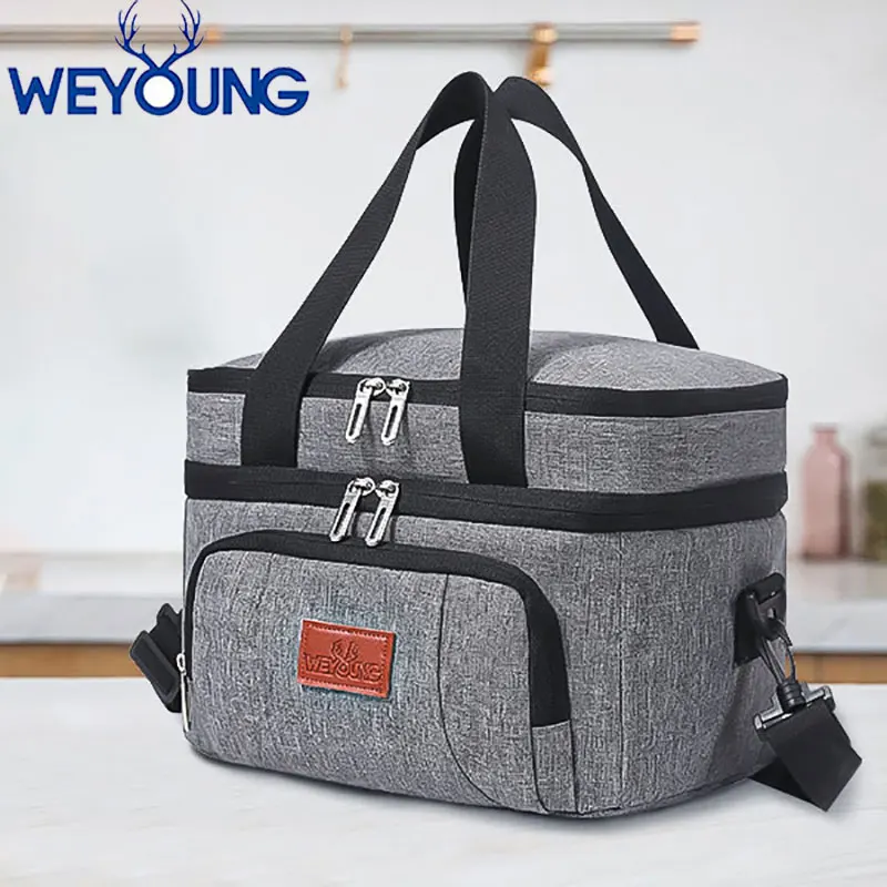 10L/24L Lunch Bags Insulated Freezer Bag Thermo Cooler Bag Camping Refrigerator Picnic Bags Capacity Leak Proof Food Storage Bag quilt clothes big capacity storage bag quilt bedding storage closet organizer wardrobe organizer blanket sorting bags dust proof