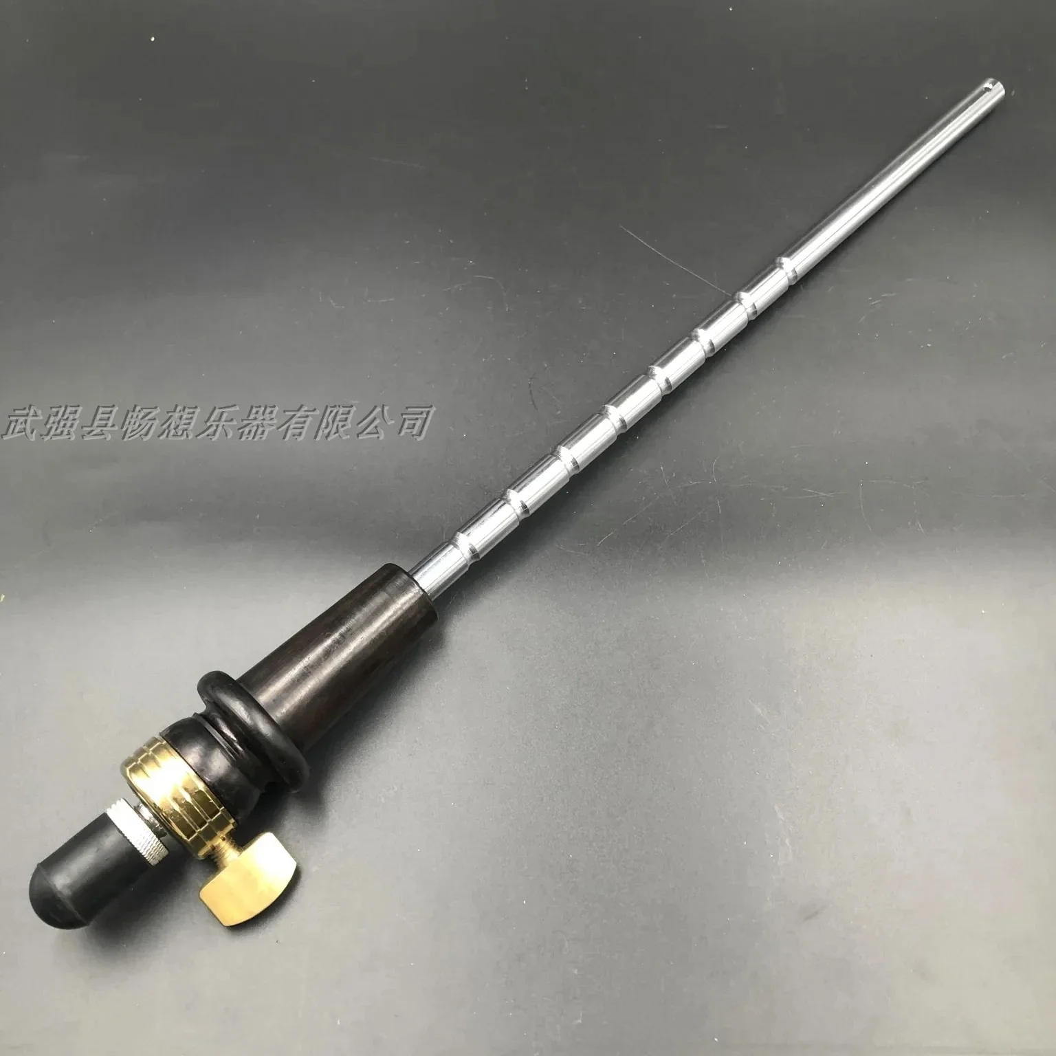 1pcs Bass part Ebony Double bass End pin 3/4 4/4 with steel hand shank tightening Scalable Bass end tail
