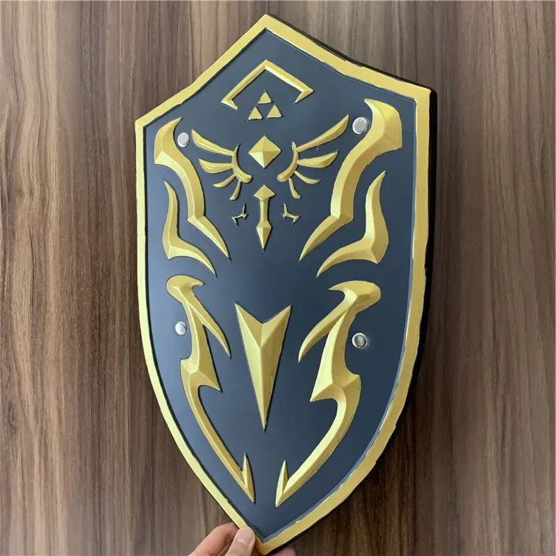 1:1 Gold Royal Guard Shield Knight Shield Sun Game Doubleless Cosplay PU Props Cos Weapon Halloween Cosplay Gift Props