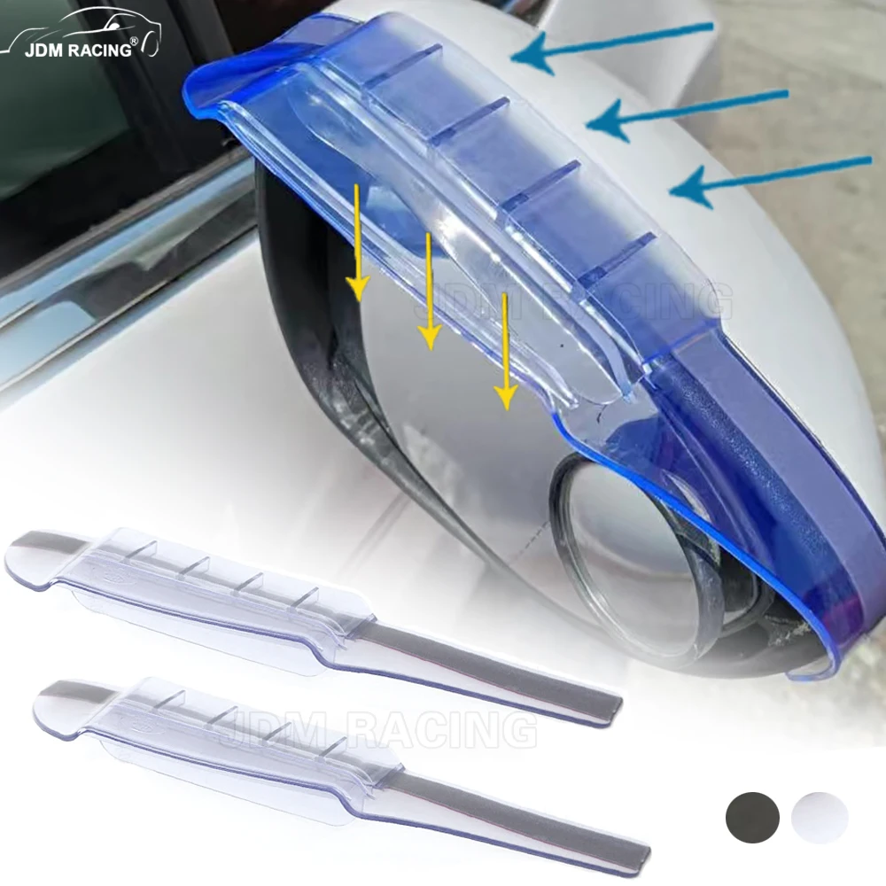 Air Drying Style Universal Car Rear View Mirror Rain Cover Sun Visor Eyebrow Side View Mirror Rain Guard Auto Protection