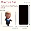 2d New Cute Cartoon Trump Necklace Pendant Acrylic Flat Car Pendant Keychain Pendant 5