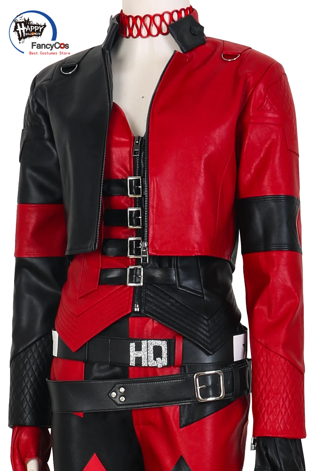 Suicide Harley Cosplay Costumes Quinn Jacket Costume Harleen Cosplay Quinzel Joker Coat Girl Custom Made