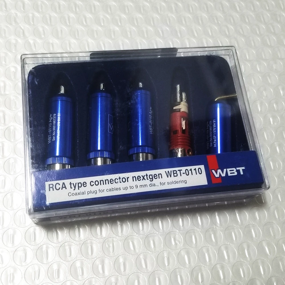 新品 WBT-0110Ag RCAコアキシャルプラグ 4個セット