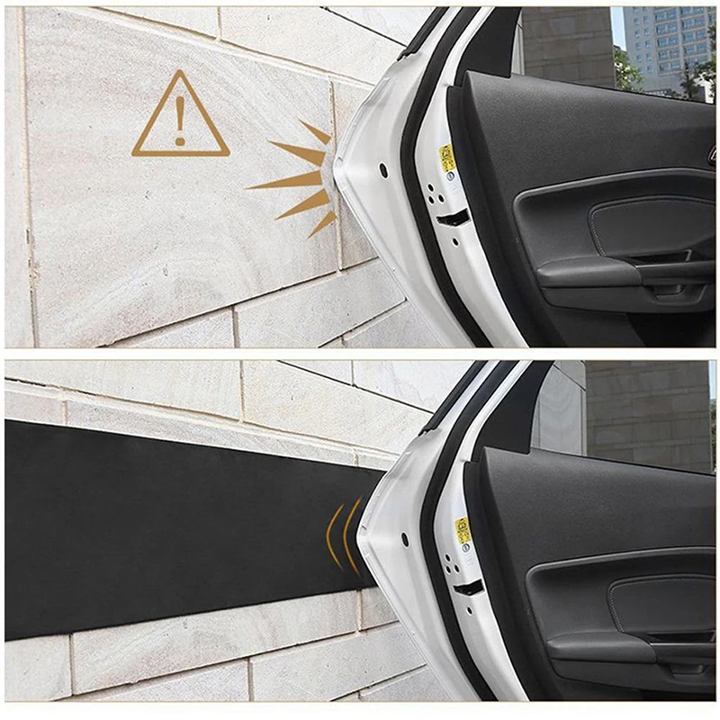 250X20Cm Autodeurbeschermer Garage Rubber Muur Veiligheidsbescherming Bumper Sticker Strips Bescherming Voor Garages Parking Garagedeur