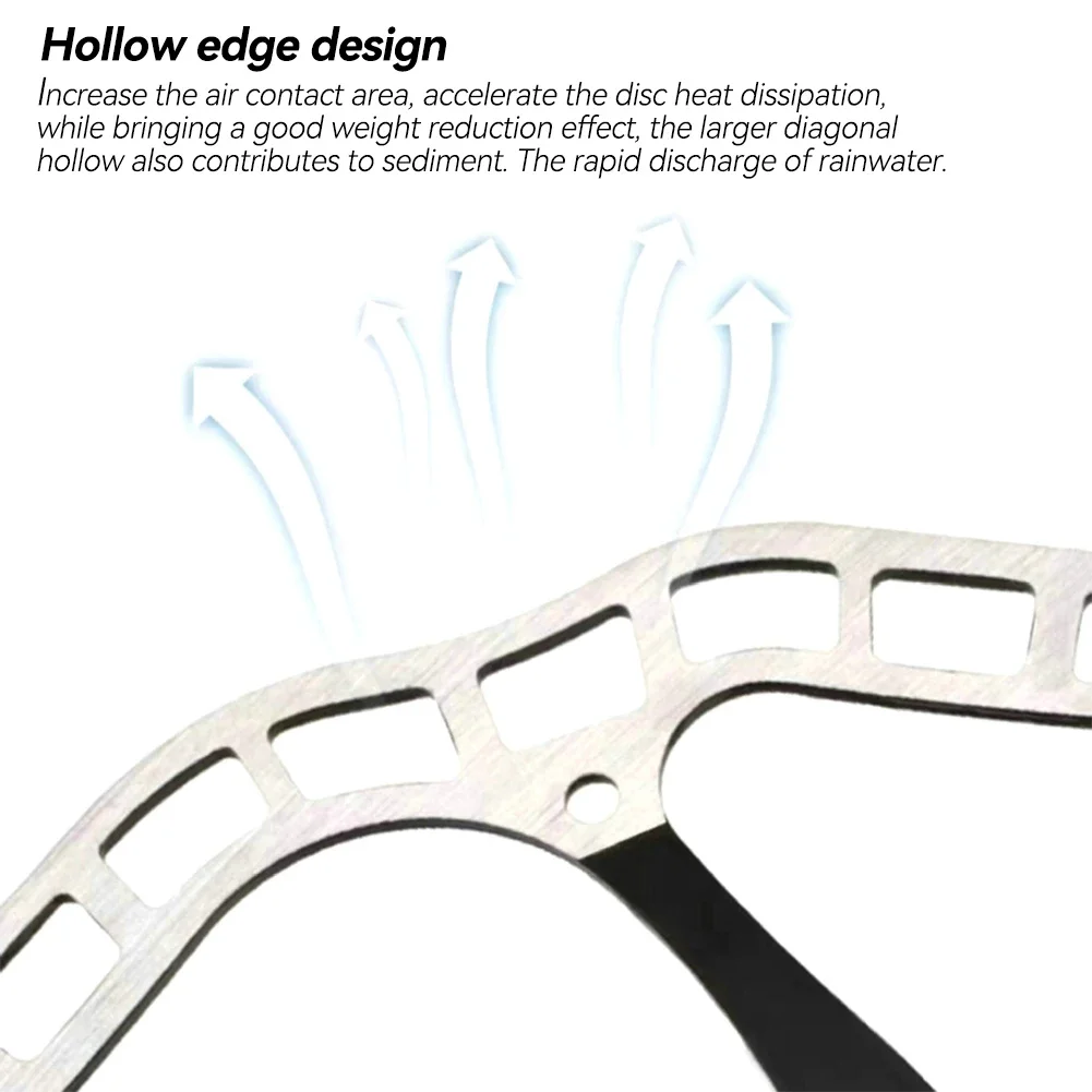 Ultra-light Bicycle Hydraulic Disc Brake Rotors MTB Bike Road Racing Bike Brake Disc Rotor 140/160/180mm 6 Bolts