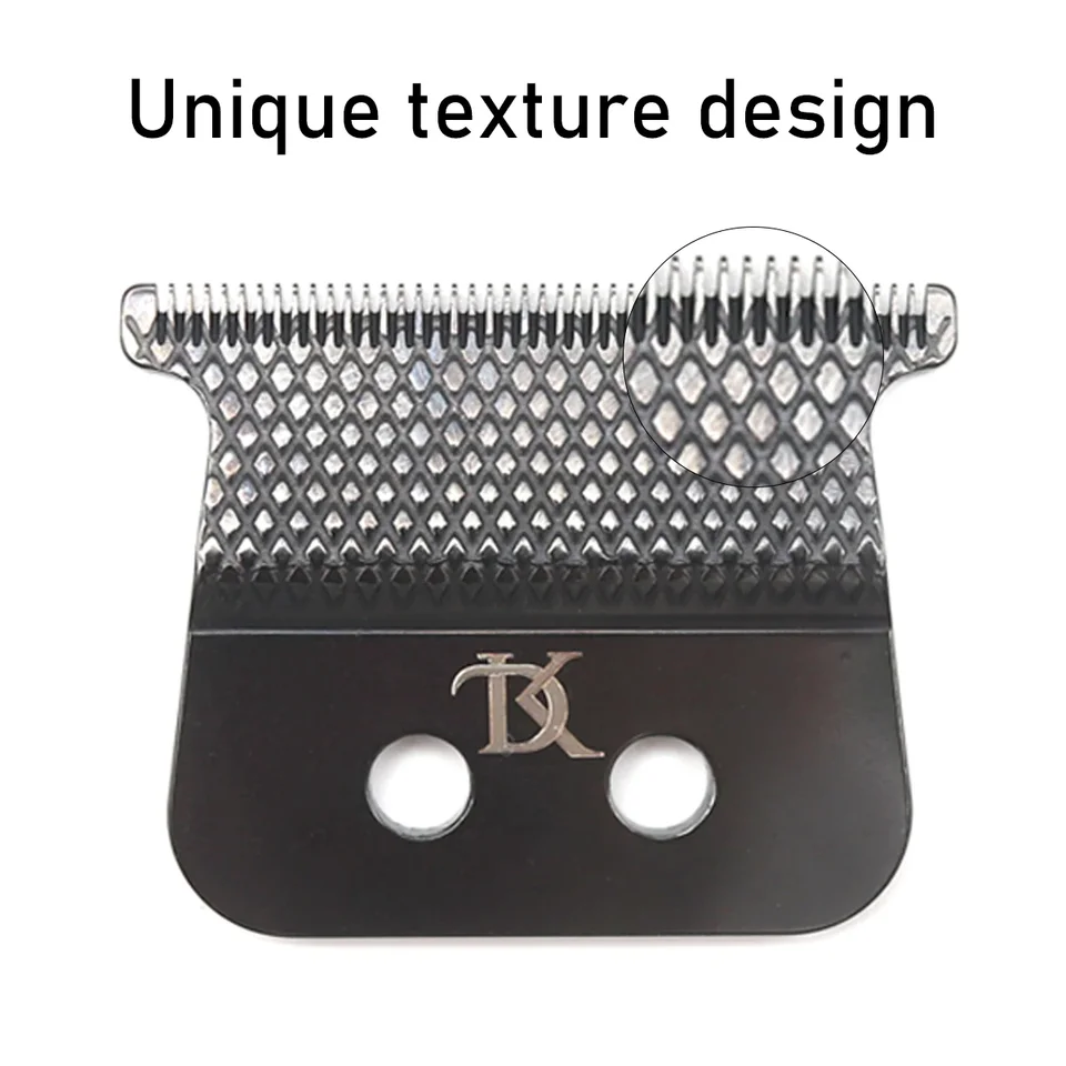 天然角ブレード付きのプロのバリカン,交換可能なカッターヘッド