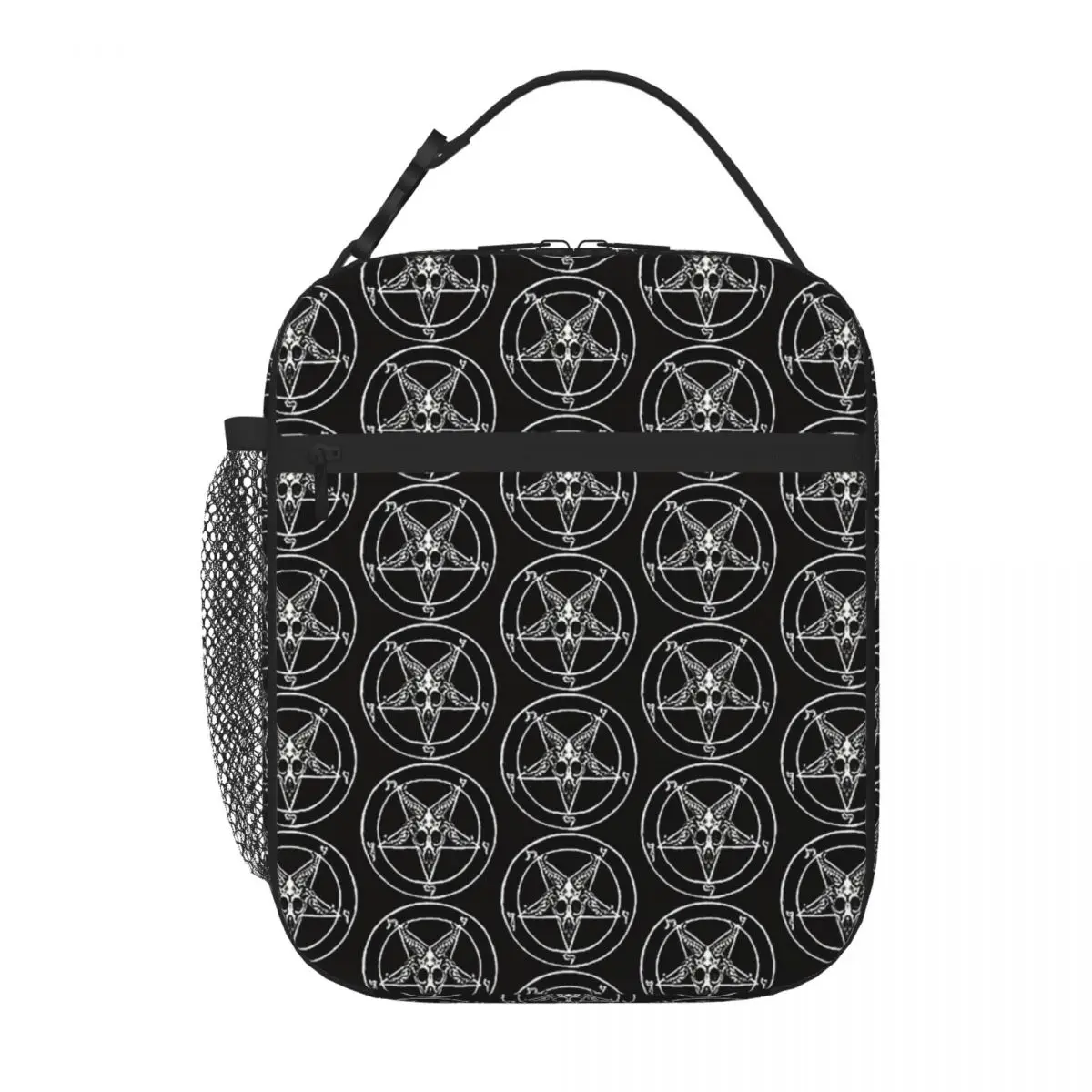 

Baphomet Pentagram Lunch Bags Insulated Bento Box Waterproof Lunch Tote Leakproof Picnic Bags Cooler Thermal Bag for Woman Girl