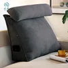 Reading Pillow for Bed Adult Back Pillow for Sitting in Bed Triangle Reading Pillow for Bed, Soft Back Rest, Support Wedge 1