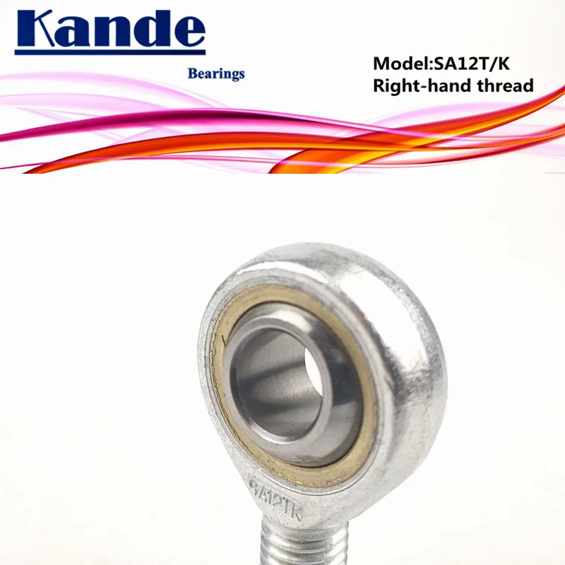

Kande Bearings POSA12 POSAL12 SA12T/K SA12 SAL12T/K SA12T SAL12T 2pcs Rod End Bearing M12*1.75 SAL12 Male/Female thread