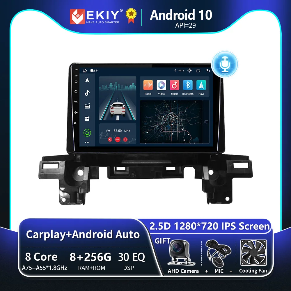 

EKIY T8 8G 256G For Mazda CX5 2018 2019 2020 Android 10 Car DVD Multimedia Player GPS WIFI Stereo DSP RDS Radio IPS Carplay Auto