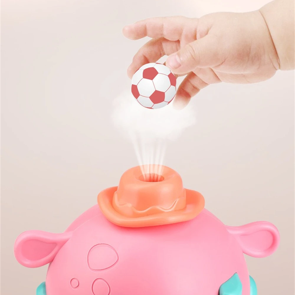 손 두뇌 조정 문어 장난감, 더블 A 배터리 전기 장난감, 비주얼 추적 뮤지컬 장난감, 원 키 스위치, 귀여운 모양