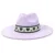 Ins2023 new big brim fedora hat suede 10cm brim hat for men and women love rubber band hat with sunshade sombrero hombre 7