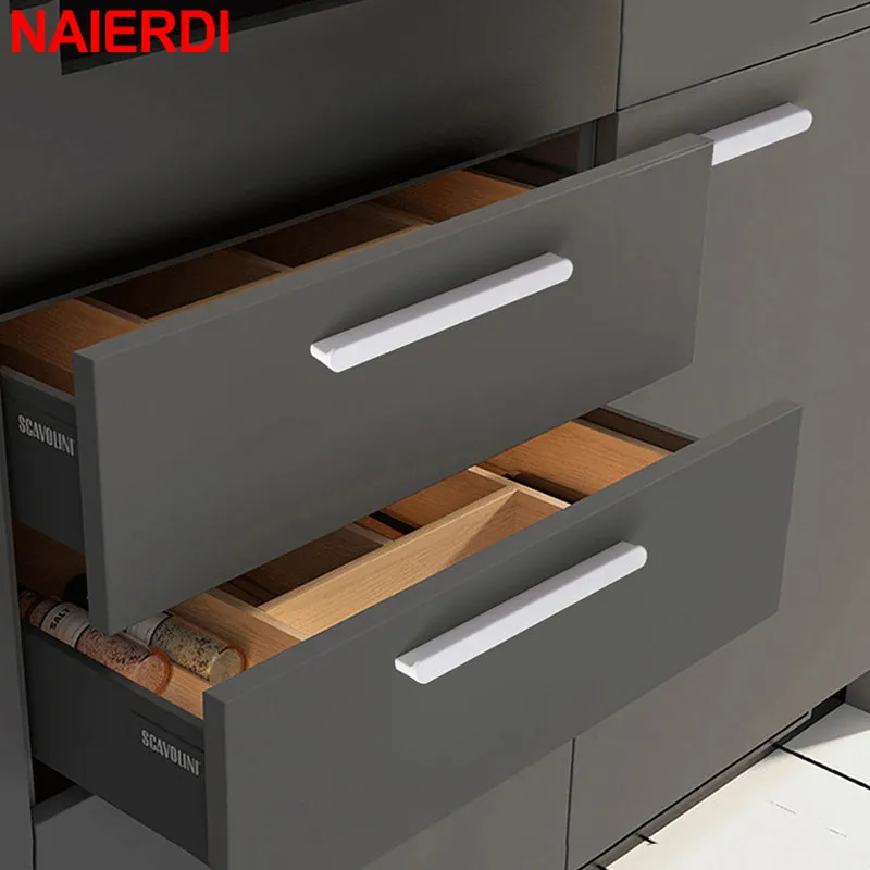 Cabinet Handles 800-1200mm Hidden Furniture Drawer Knobs Cupboard Pulls cabinet handles
