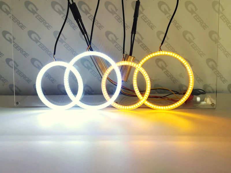 Anneaux Angel Eyes LED Pour BMW Série 3 E90 E91 2005-2008 - Phares Halo LED 12W, 2 Pièces