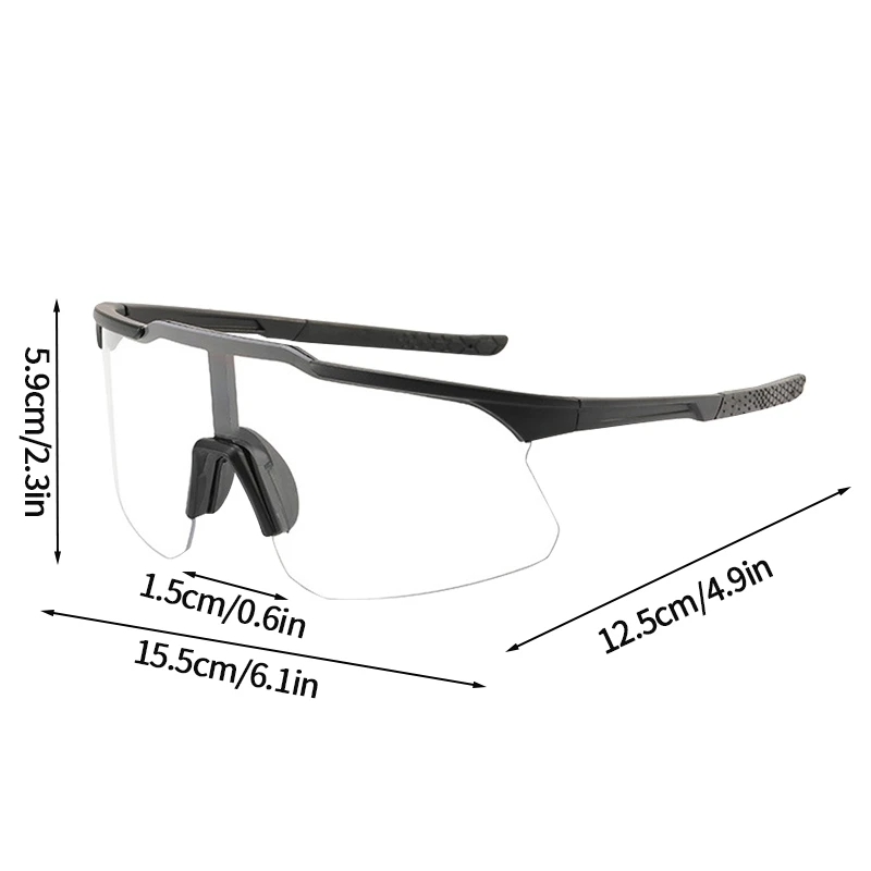 Unisex UV Protection Outdoor Sports Sunglasses for Cycling, Running, and Fishing