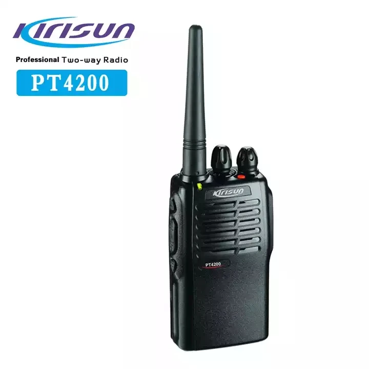 

Kirisun PT4200 Two-way radio 5/4w Output Power 16Ch Professional Original Walkie Talkie communication radios