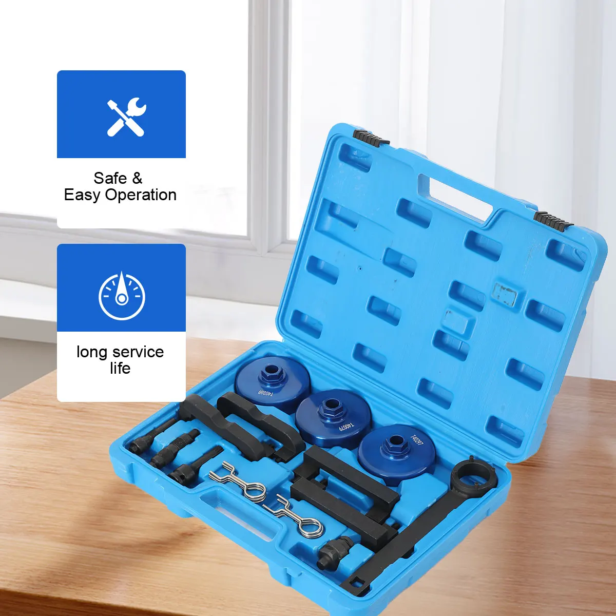 Engine Camshaft Alignment Lock Timing Tool Set is compatible with Audi Volkswagen Engine 3.0T Engine T40070 Timing Tool Set - 34