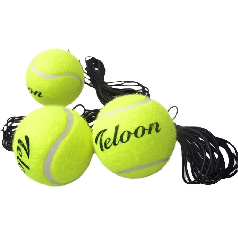 3Pcs Tenlong Tennis Training Ball Tennis Trainer with Elastic String Bounce Ball Self-study Rebound Indoor Practice