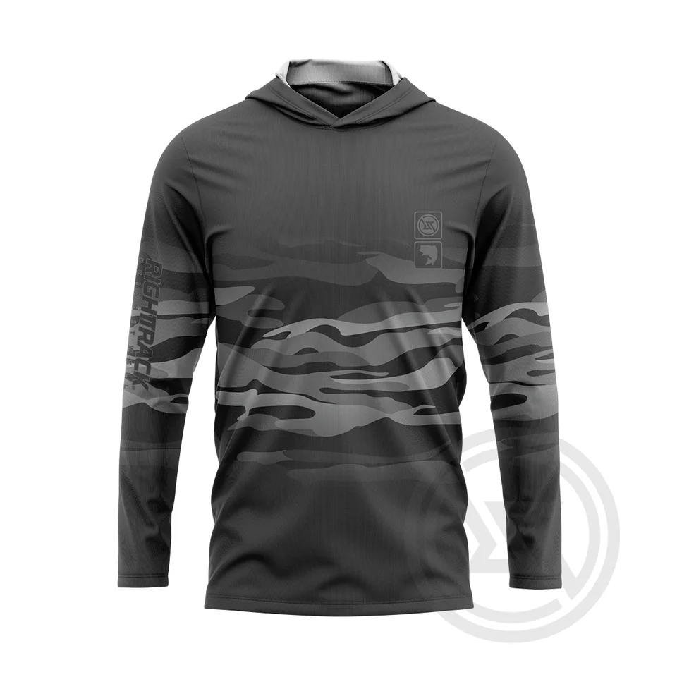 HUK X Mark Pursuit | Chemise de pêche performante à Manches Longues avec Protection Solaire UPF +30, Vert d'eau, XXL Homme
