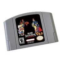 Super Smash Brothers REMIX V2.0 Video Game Cartridge Card - Compatible model N64 – English - US And EU Version