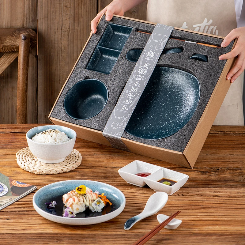 Bowl And Plate One Person Tableware Set Exquisite Ceremonial Tableware