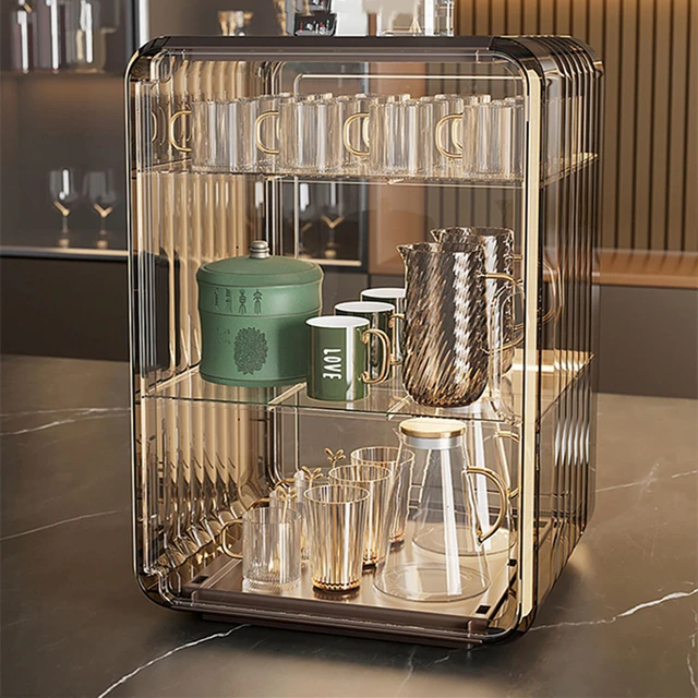 Keep Your Mugs Organized & Dust-Free with Our Coffee Mug Display Shelf