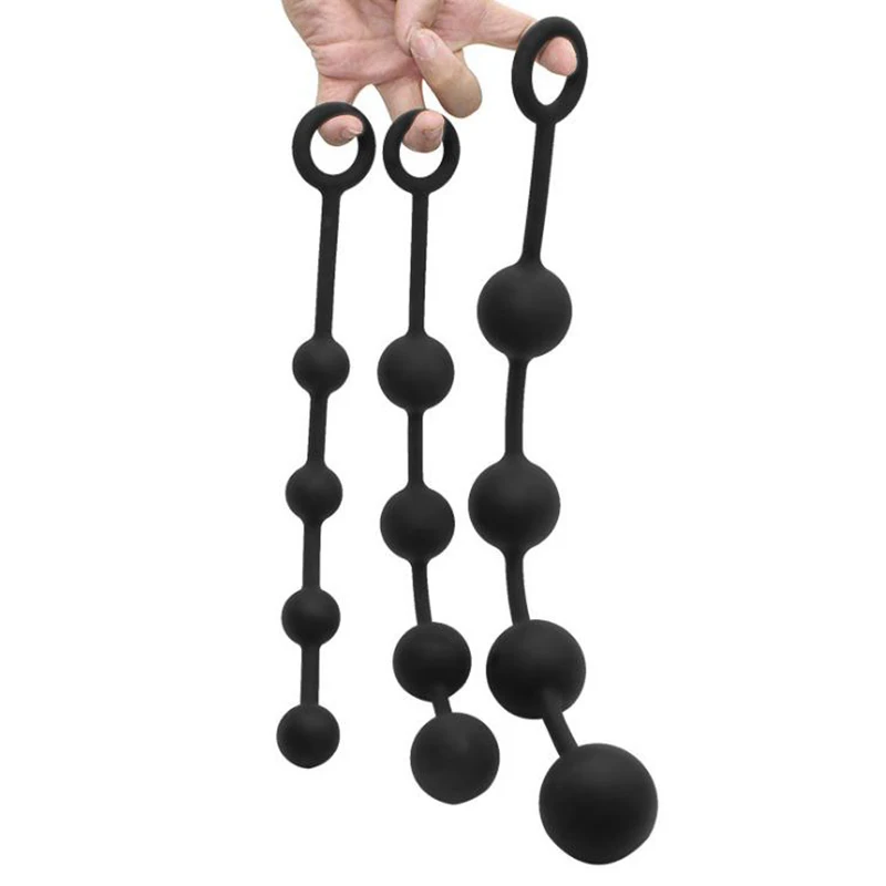 Silicone Anal Beads Butt Plug And Prostate Massager For Adults_voghion.com
