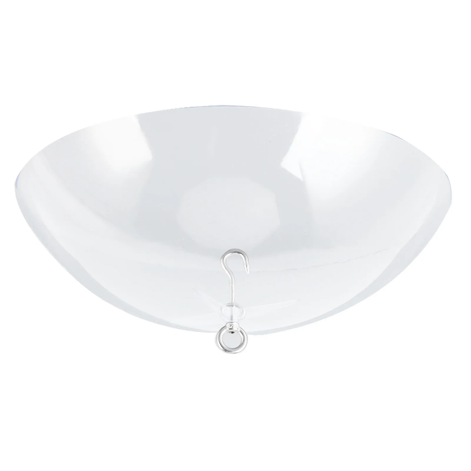 Hanging Bird Feeders Protective Cover Acrylic Decorative Clear Bird Feeder Protective Dome Cover with Hook for Feeders