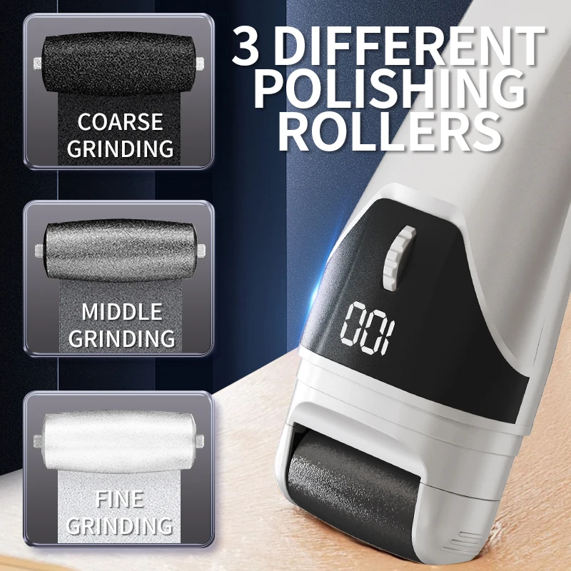 Electric Foot Grinder Electric Foot Rasp Pedicure Sander Waterproof Eliminate Feet Dead Skin File