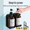 Hotel Shampoo and Shower Gel Separate Bottles Refillable Wall Mounted No Punching Hand Sanitizer Boxes Manual Soap Dispensers 3