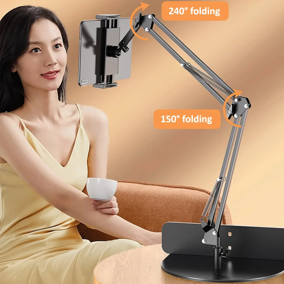 Outmix-lazy Arm Bed Tablet Suporte para Telemóveis Tablet Mount Support Ipad Mini Clipe Bed Desk 4.712.9 - Imagem 2