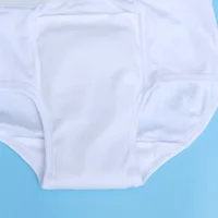 Man Incontinence Briefs Cotton Leakproof Waterproof Briefs for Man Adult Old Man (Man Pattern, Size: S) 2