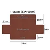 1Seater Flannel Recliner Sofa Cover with Pockets Armchair Case Plush Sofa Cover Non-Slip Lazy Boy Chair Slipcovers Home Decor 2