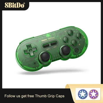 AKNES 8BitDo SN30 프로 스페셜 에디션 무선 블루투스 게임 패드 컨트롤러 조이스틱, 닌텐도 스위치 윈도우 안드로이드 스팀용