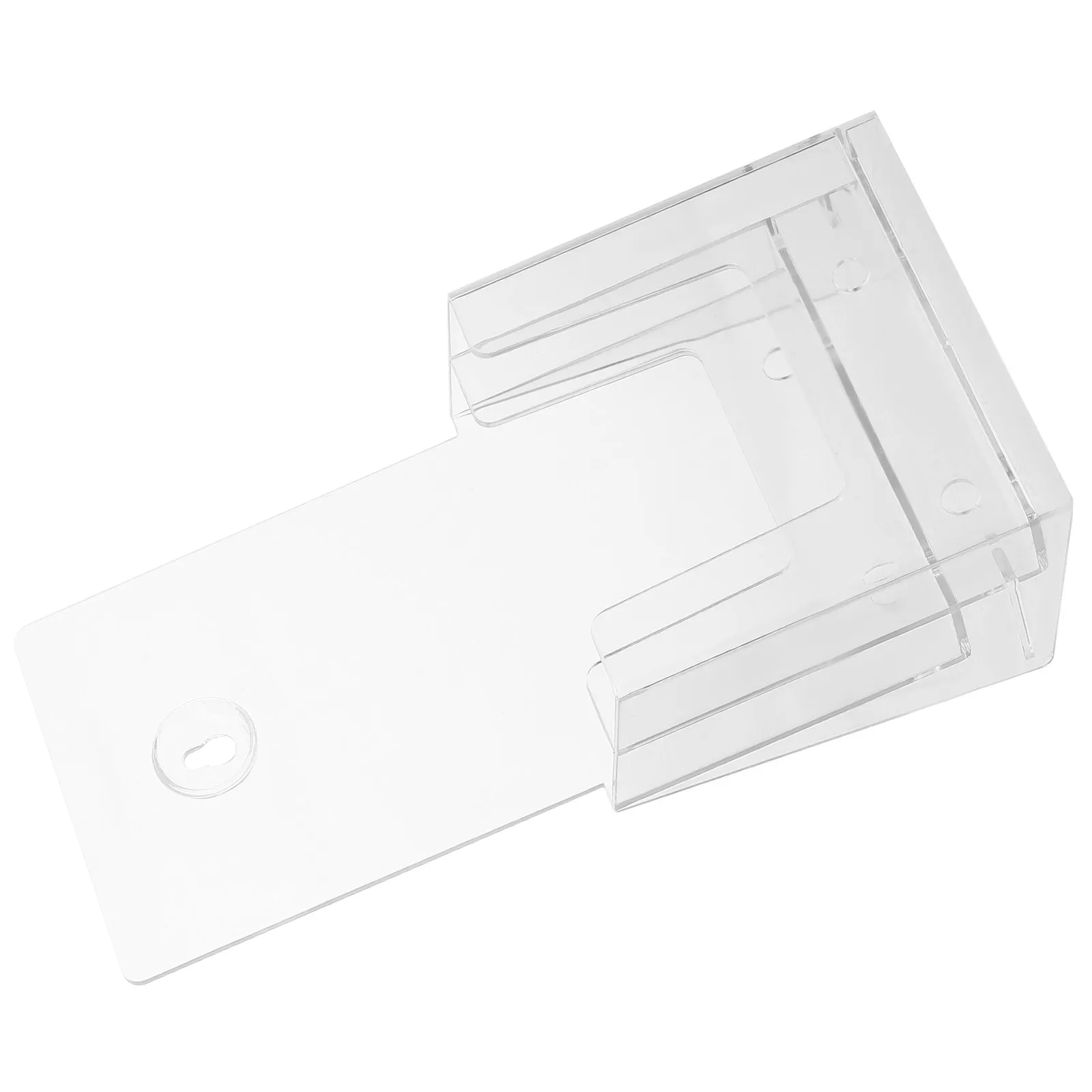 벽걸이형 아크릴 다층 브로셔 홀더 데스크탑 잡지 디스플레이 랙 사무실 학교 가정용 투명 문서 정리함