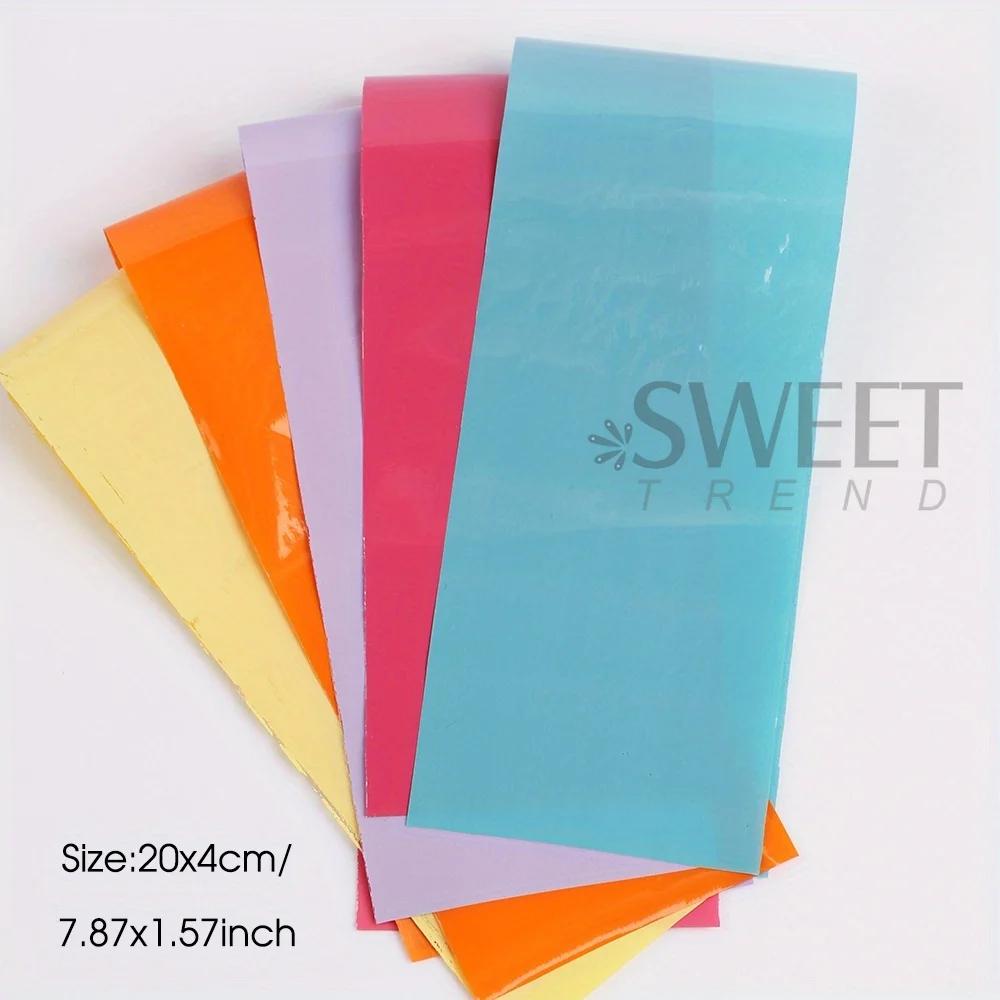 10 PCS Pure Multi-colors Nail Art Foils Summer Simple Styles Starry Paper DIY Wraps Dopamine Y2K Manicure Nail Art Decoration